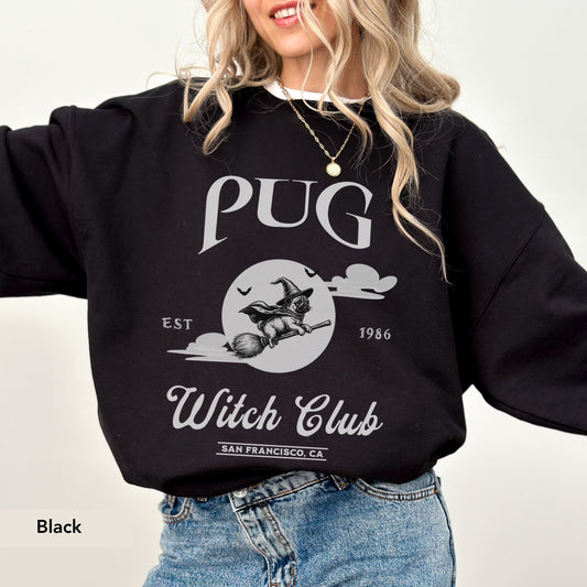 Pug Witch Club Sweatshirt