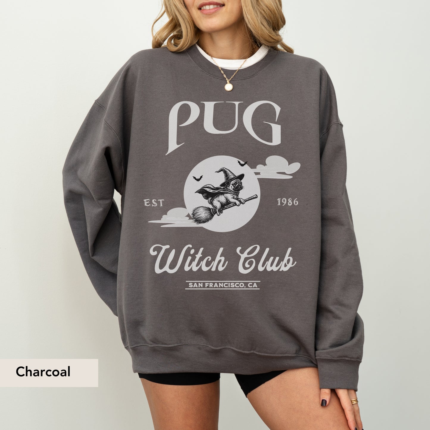 Pug Witch Club Sweatshirt