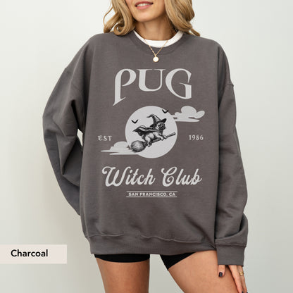 Pug Witch Club Sweatshirt