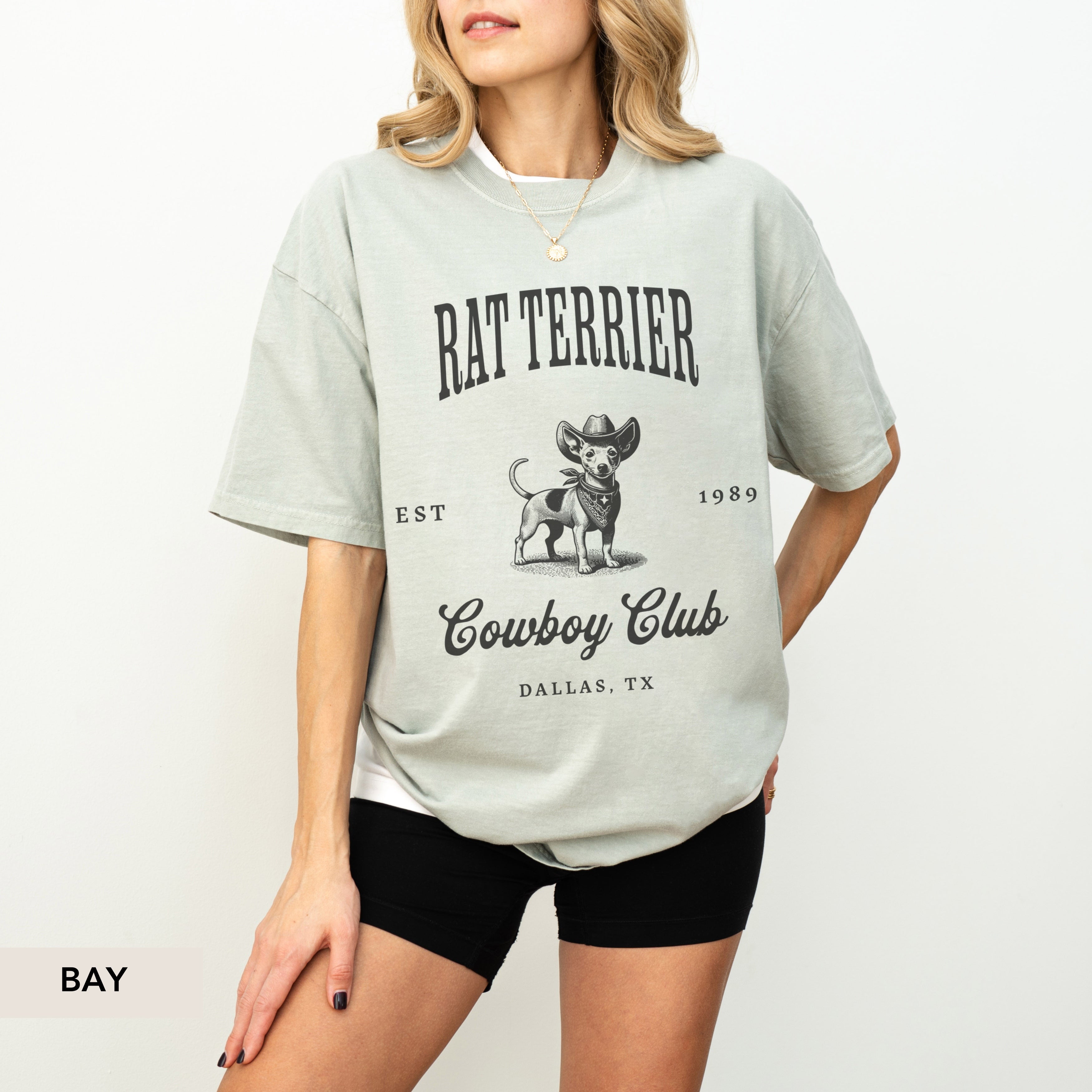Rat Terrier Cowboy Club Shirt
