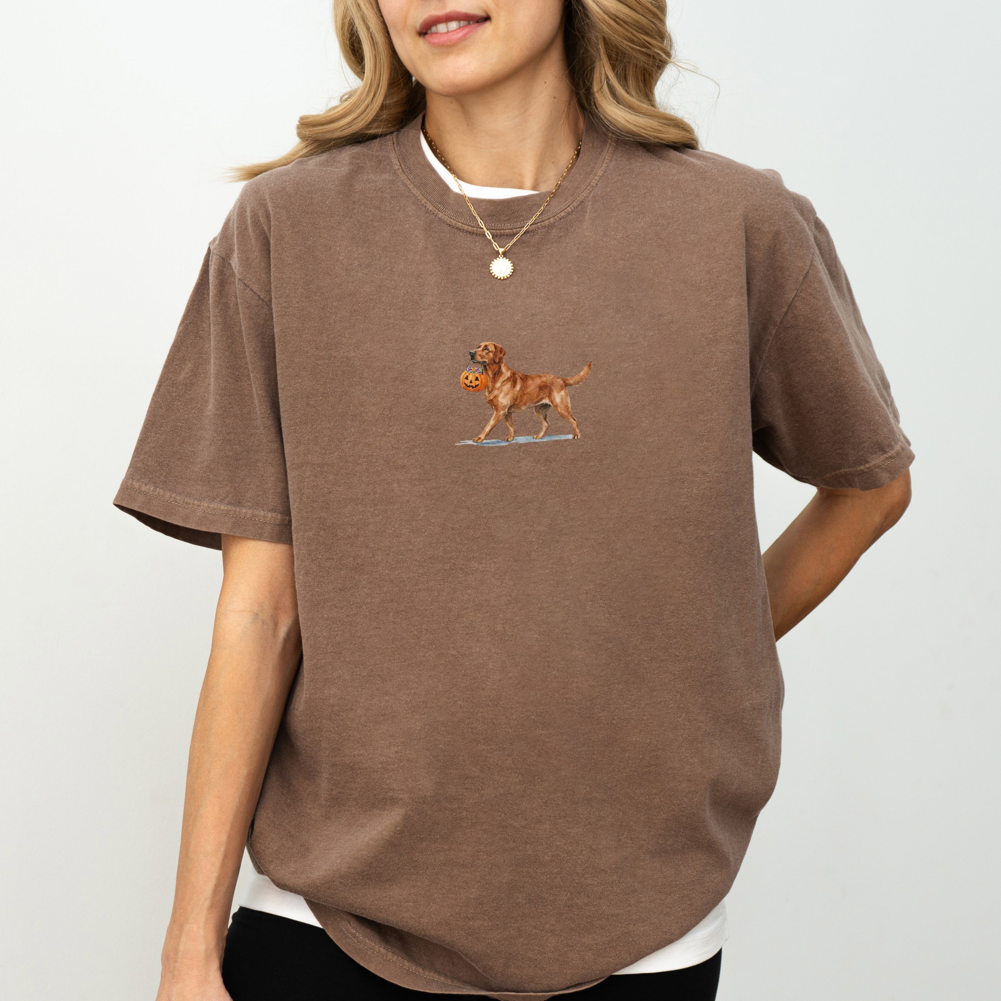 Red Fox Labrador Halloween T-shirt