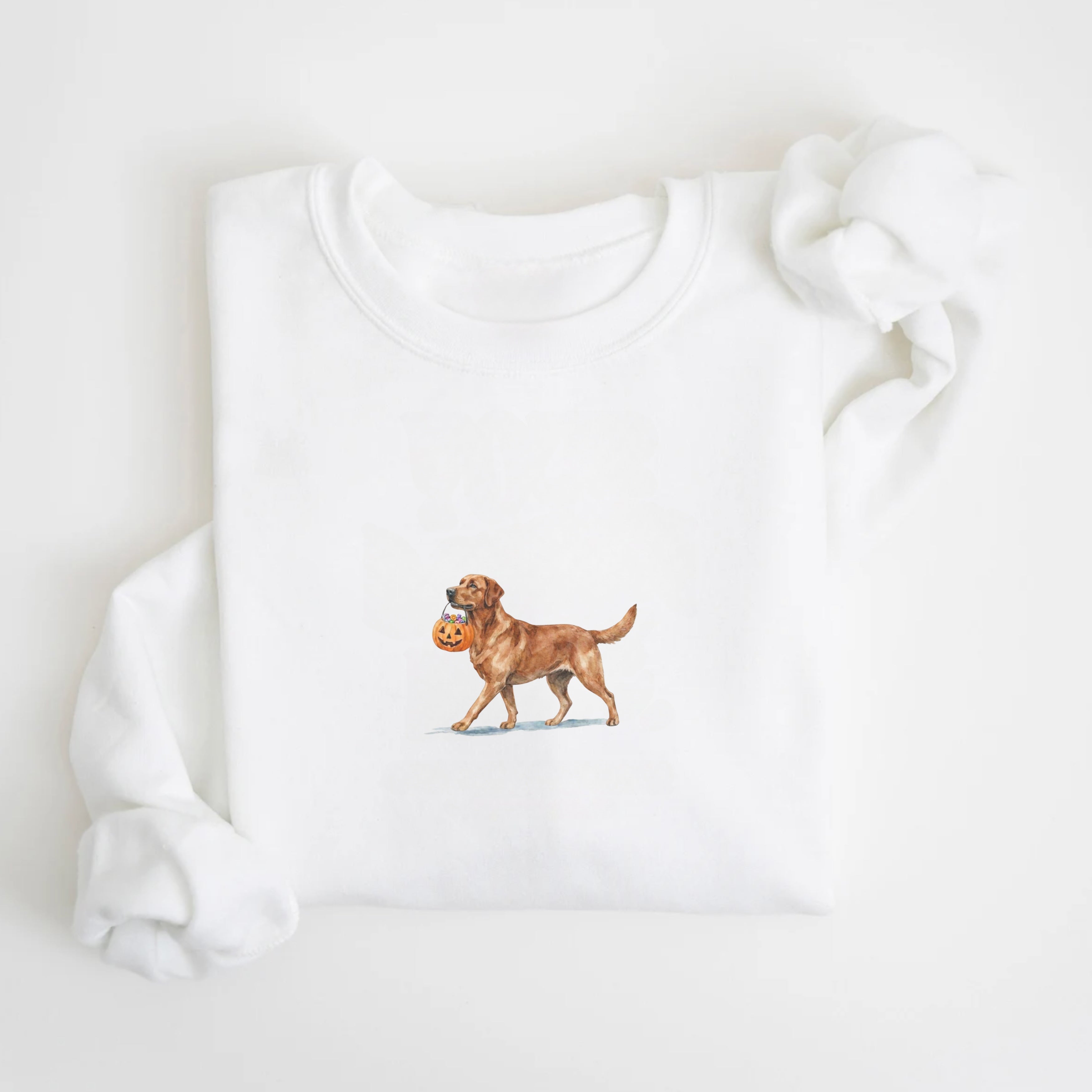 Red Fox Labrador Halloween Sweatshirt