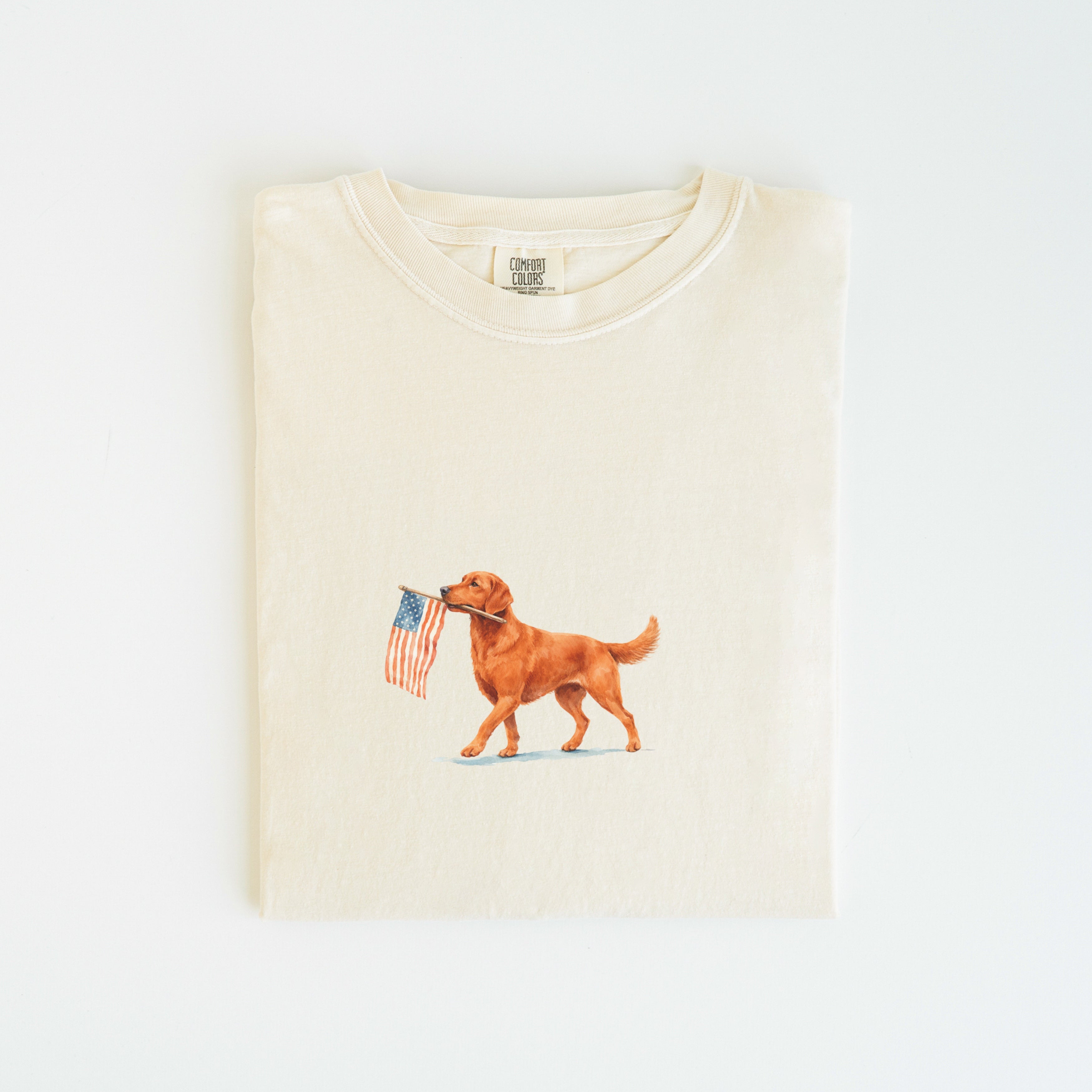 Red Fox Labrador USA T-shirt