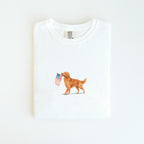 Red Golden Retriever USA T-shirt