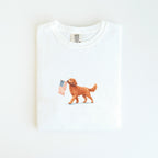 Red Goldendoodle USA T-shirt