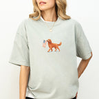 Red Goldendoodle USA T-shirt