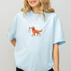 Red Goldendoodle USA T-shirt
