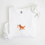 Red Goldendoodle US Flag Sweatshirt