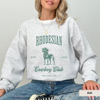 Rhodesian Ridgeback Cowboy Club Sweatshirt
