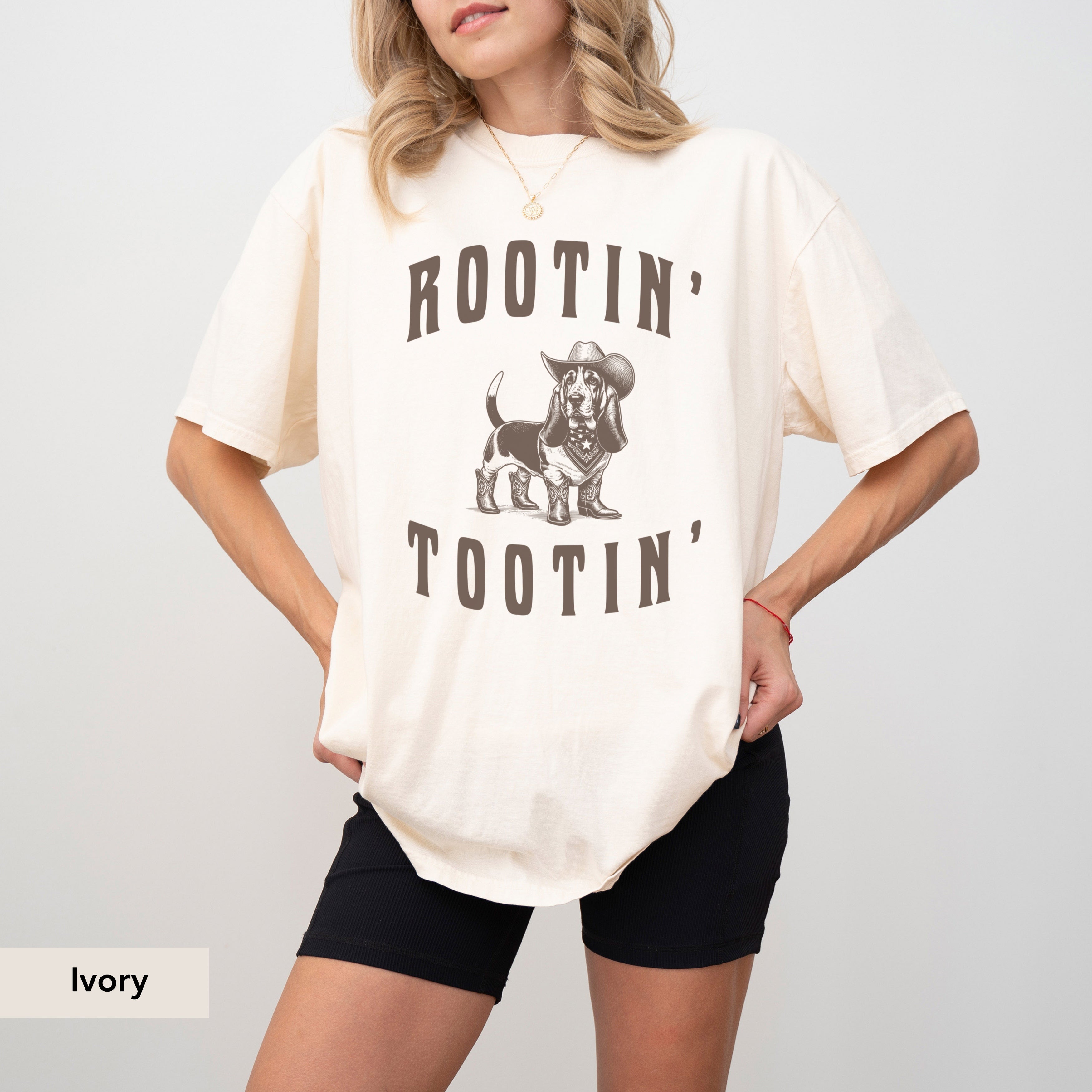 Rootin Tootin Basset Hound Shirt