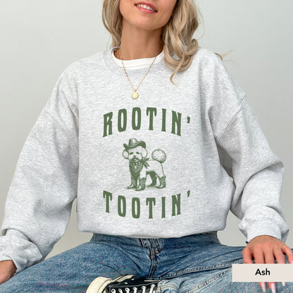 Rootin Tootin Bichon Frise Sweatshirt