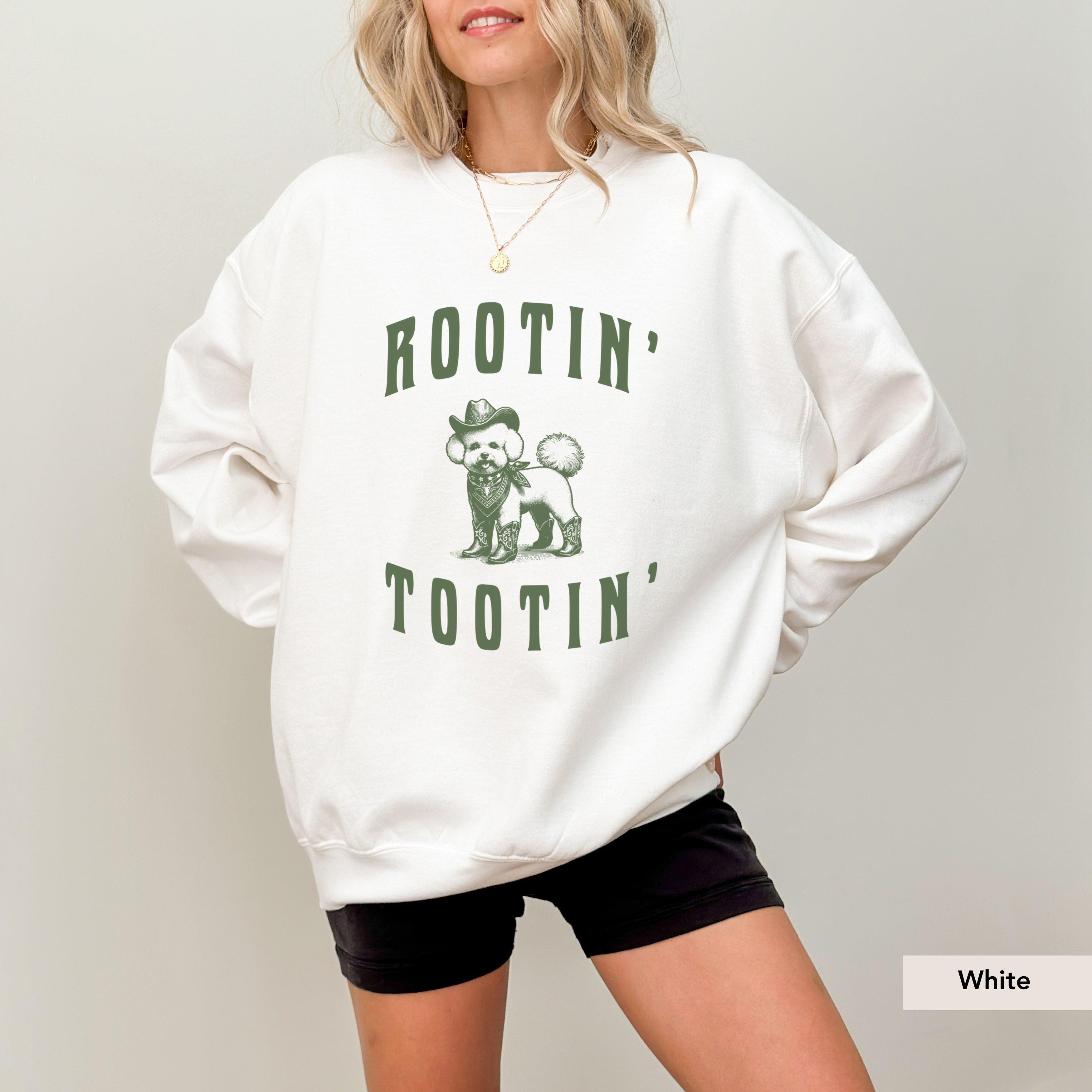 Rootin Tootin Bichon Frise Sweatshirt
