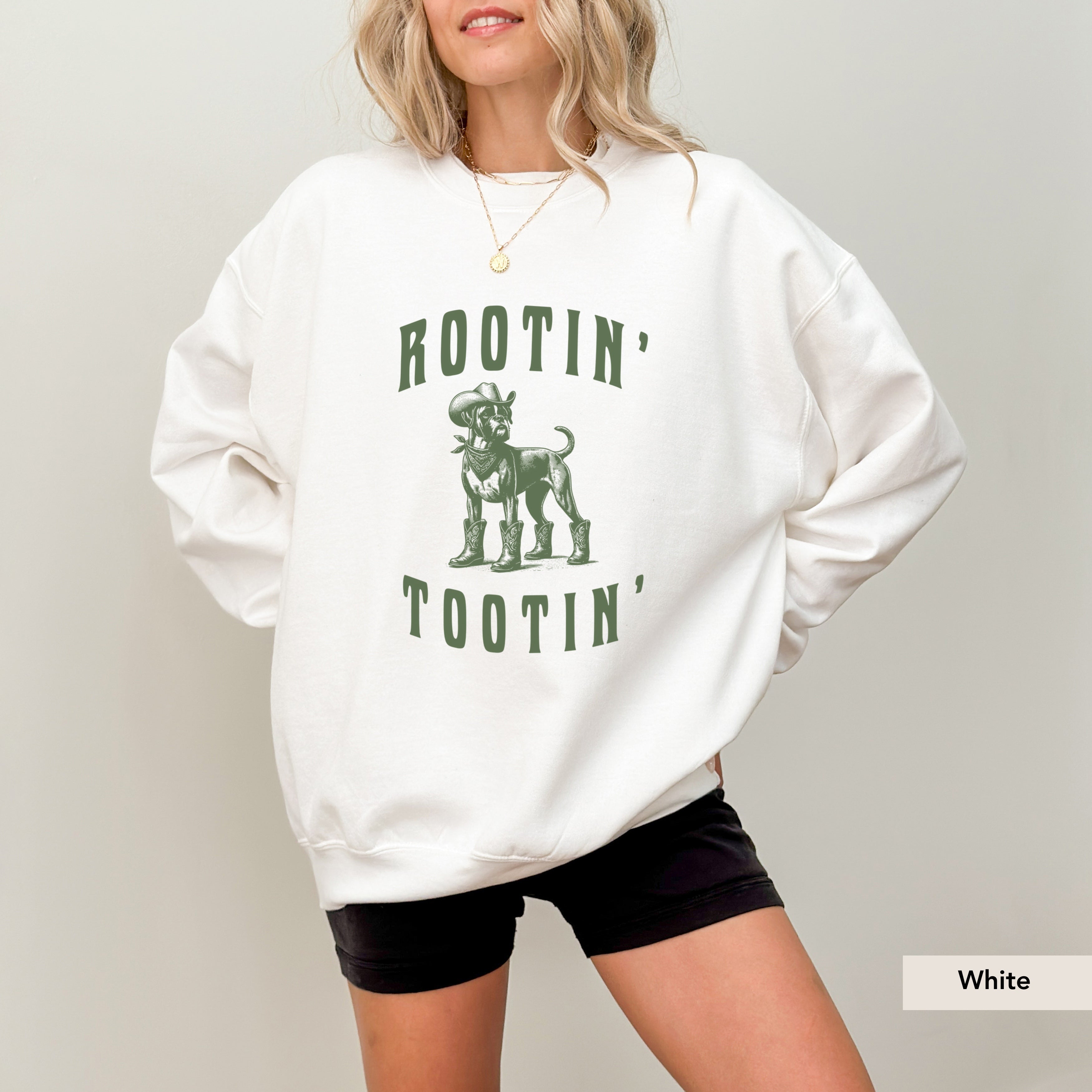 Rootin Tootin Boxer Sweatshirt