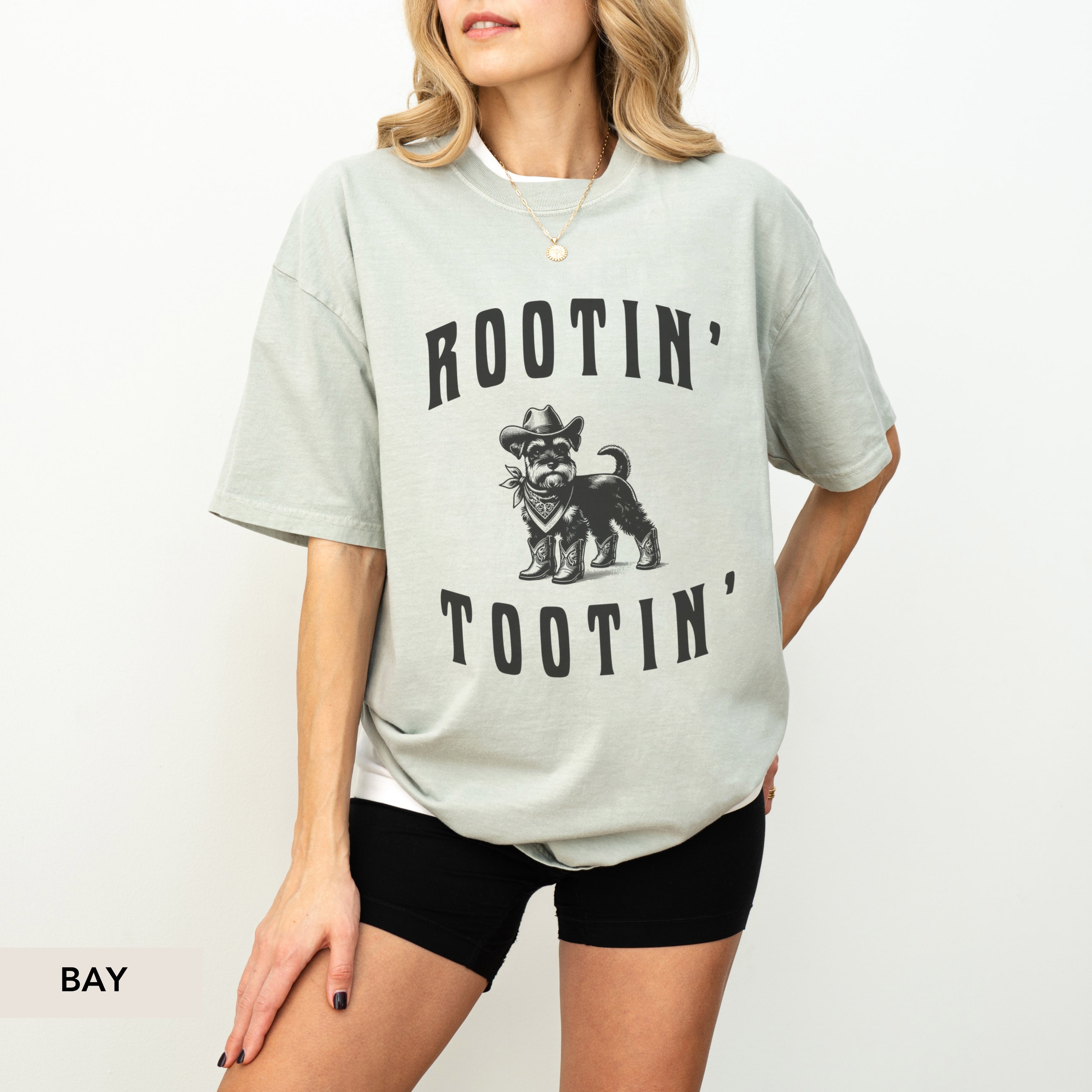 Rootin Tootin Miniature Schnauzer Shirt
