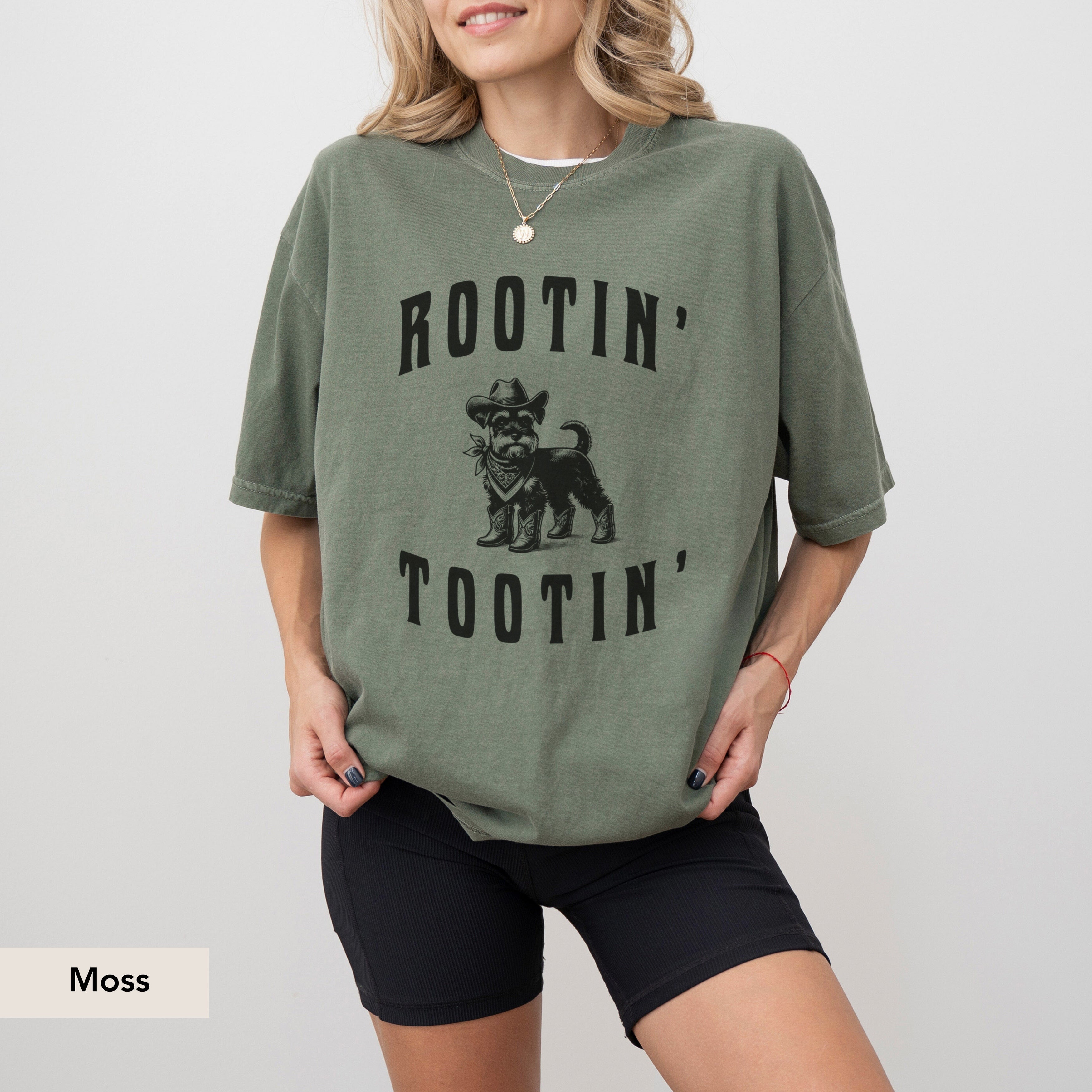 Rootin Tootin Miniature Schnauzer Shirt
