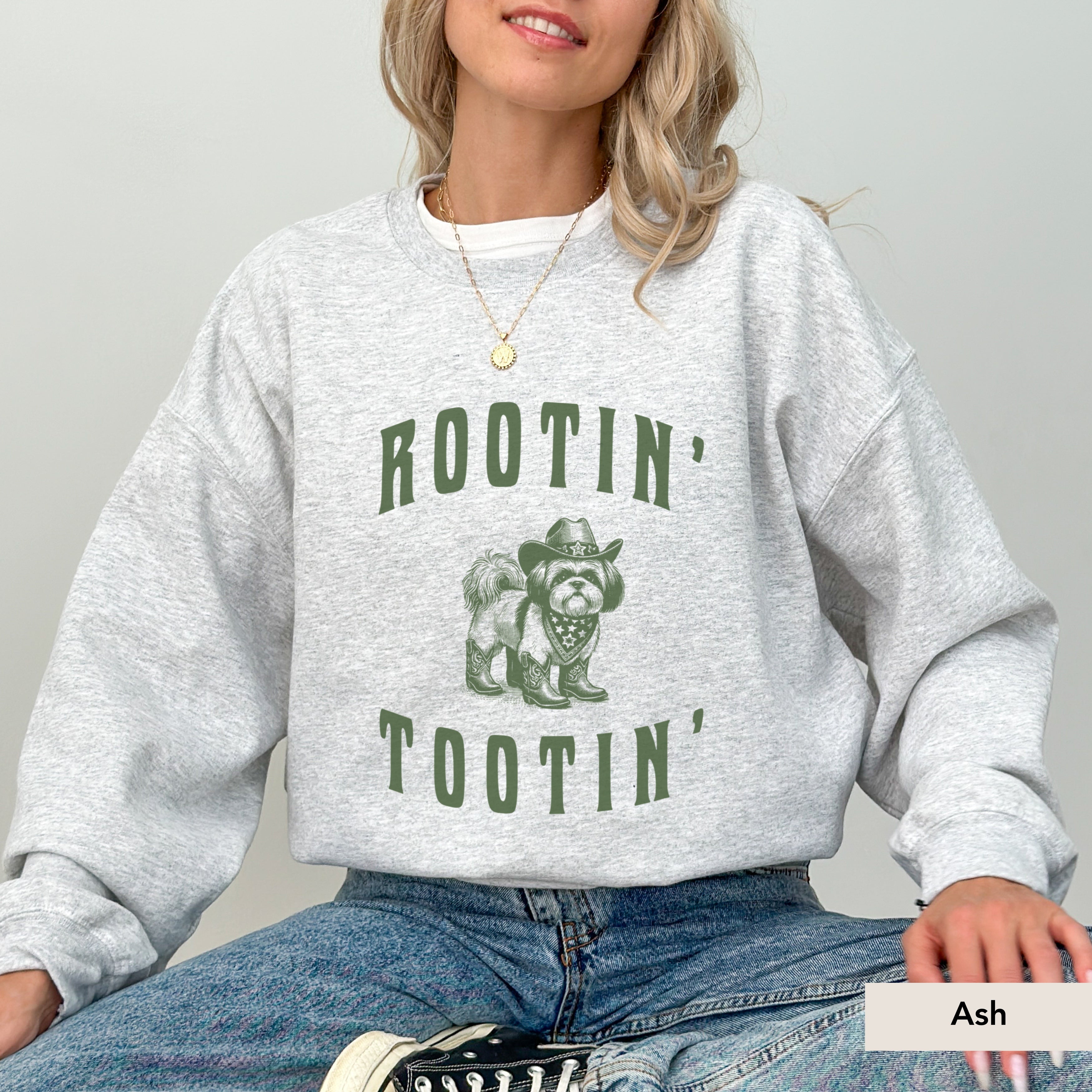 Rootin Tootin Shih tzu Sweatshirt