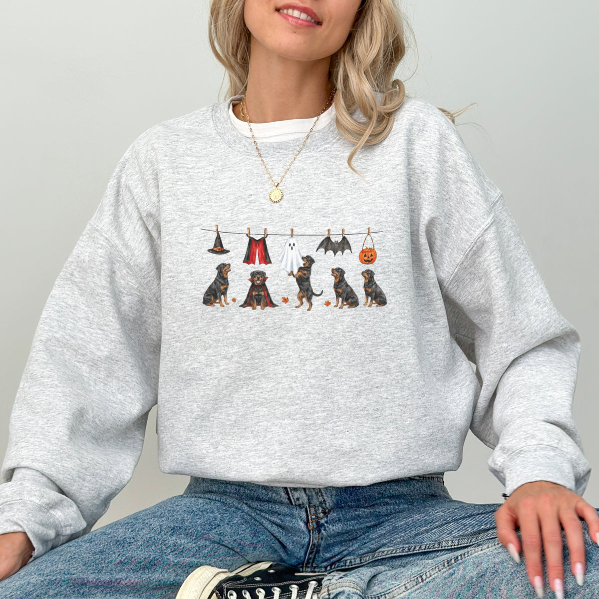 Rottweiler Halloween Sweatshirt
