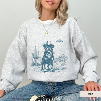 Rottweiler UFO Sweatshirt