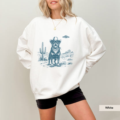 Rottweiler UFO Sweatshirt