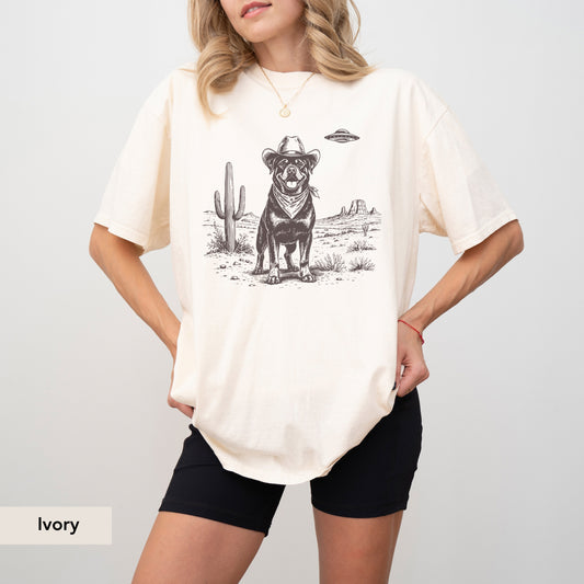 Rottweiler UFO shirt