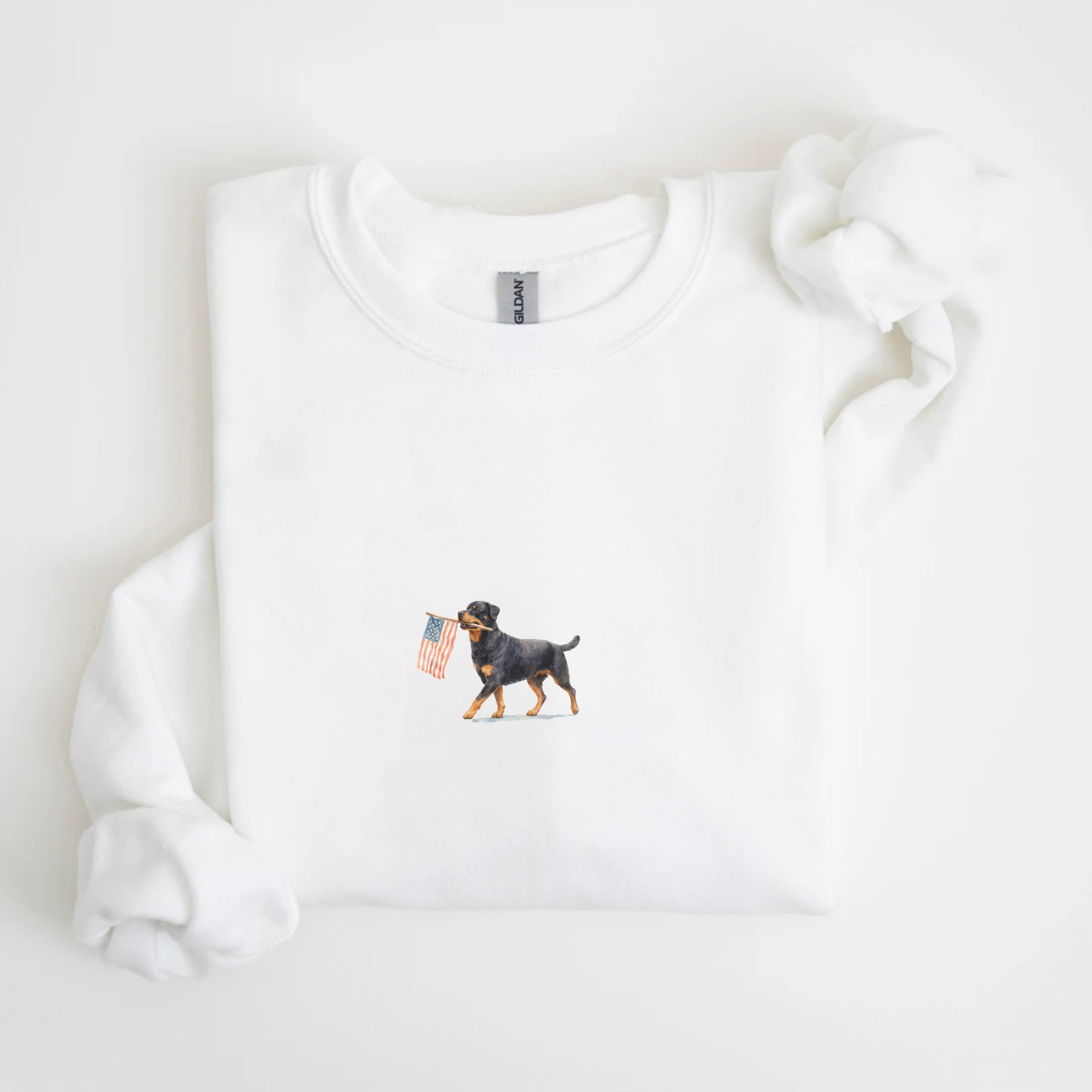 Rottweiler US Flag Sweatshirt