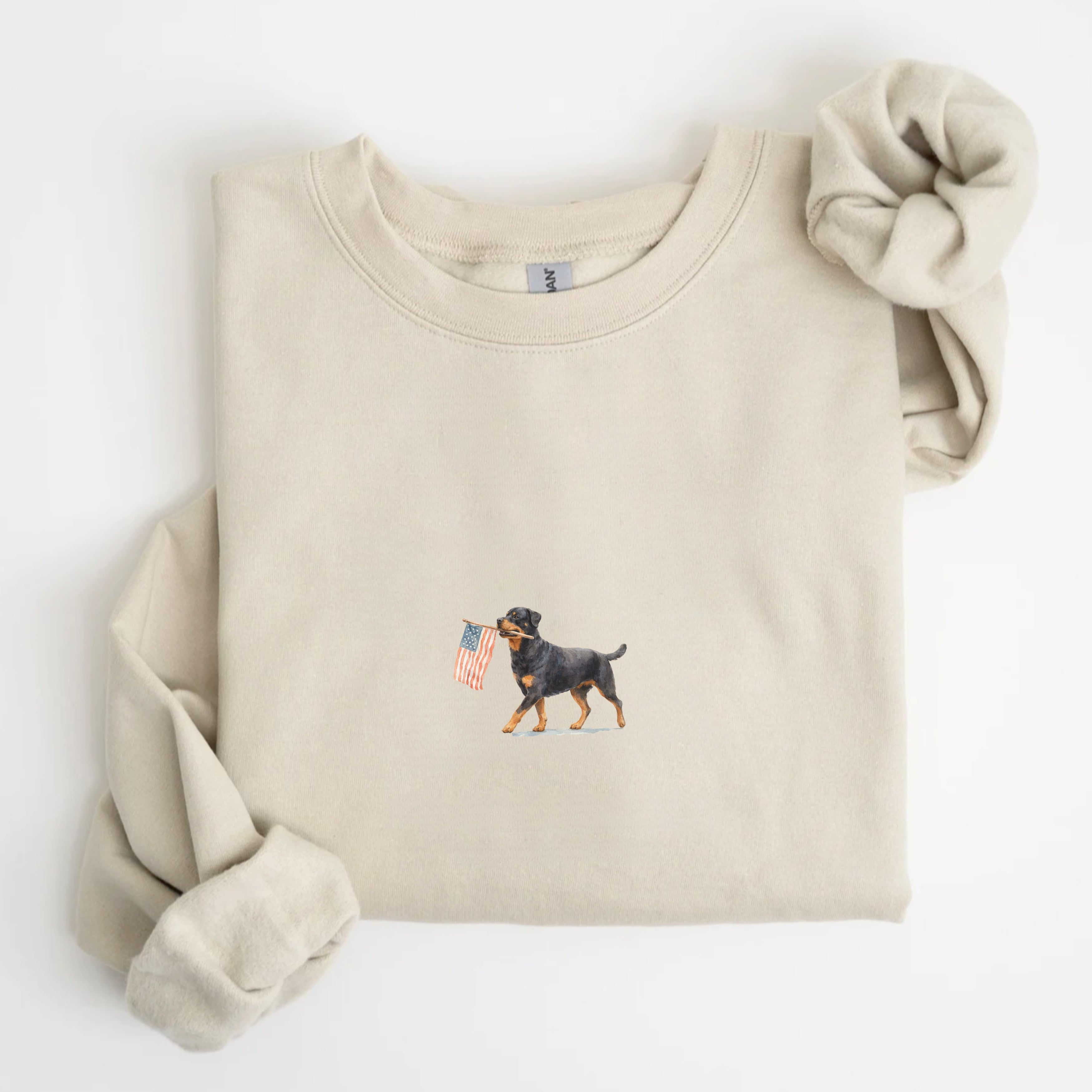Rottweiler US Flag Sweatshirt