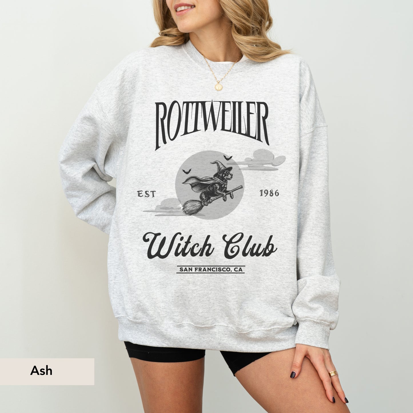 Rottweiler Witch Club Sweatshirt
