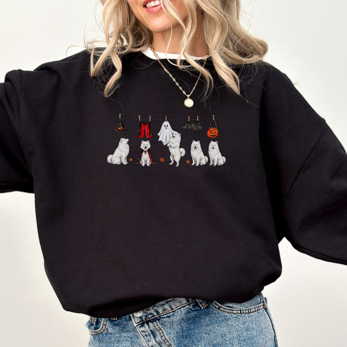 Samoyed Halloween Sweatshirt