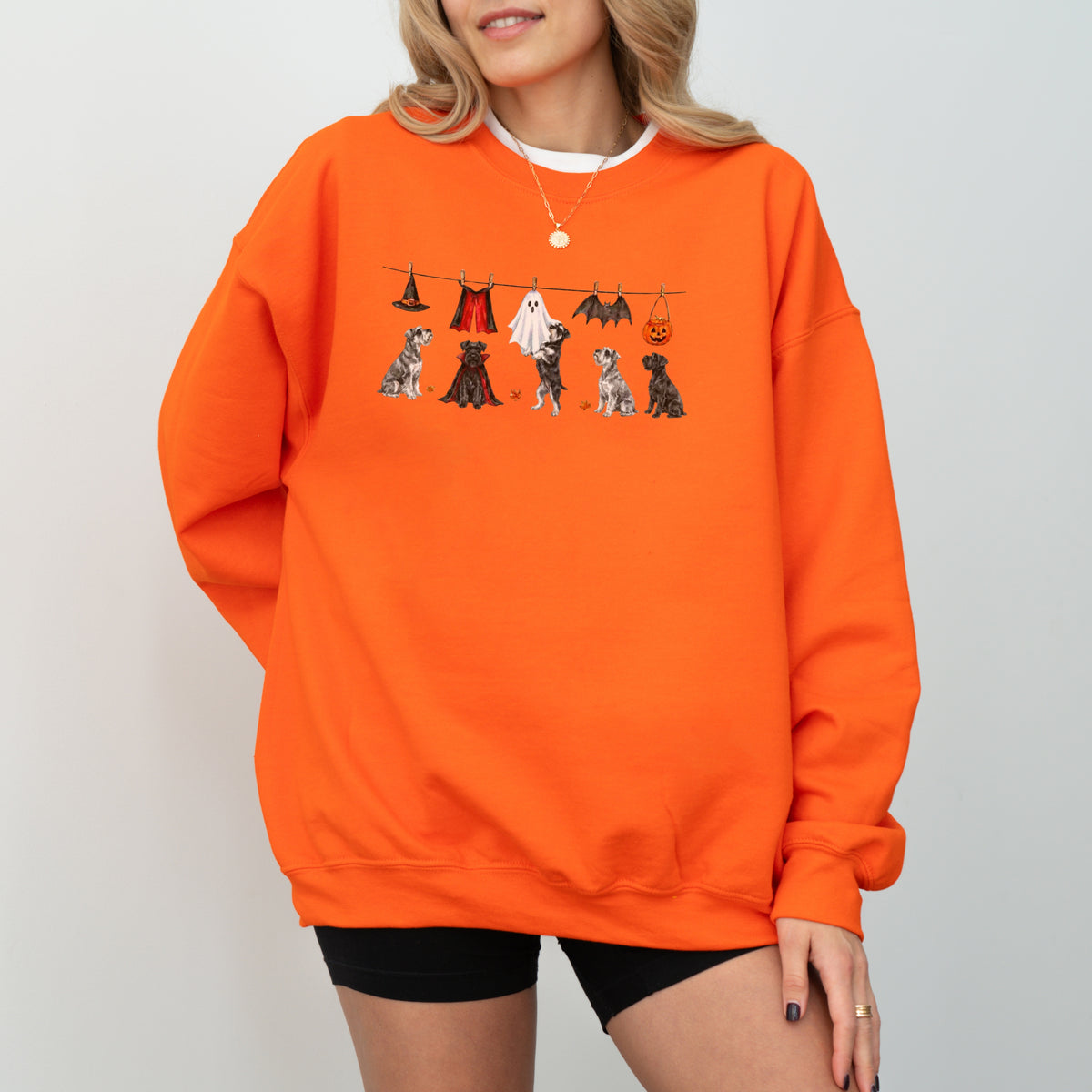 Schnauzer Halloween Sweatshirt