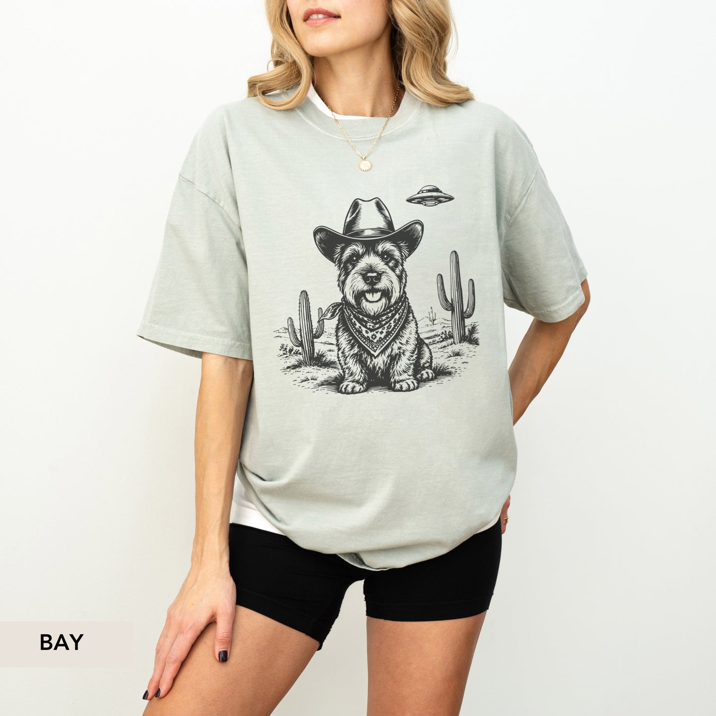 Scottish Spaniel UFO shirt