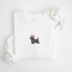 Scottish Terrier Black Christmas Sweatshirt