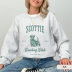 Scottish Terrier Cowboy Club Sweatshirt