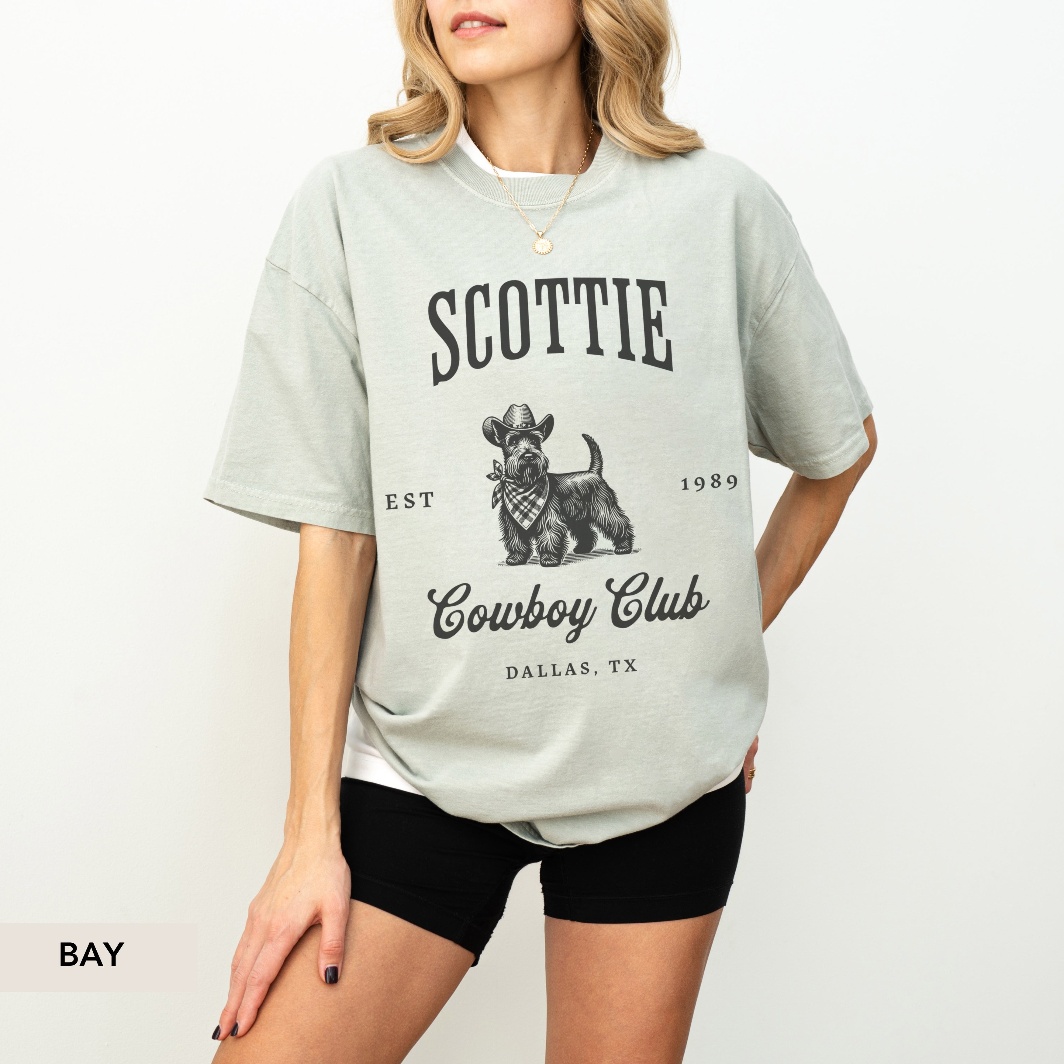 Scottish Terrier Cowboy Club Shirt