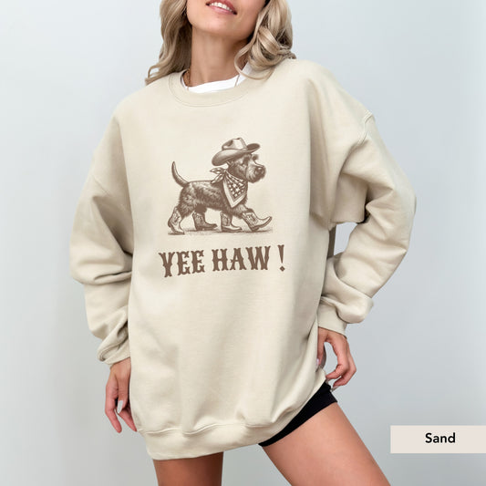 Scottish Terrier Yeehaw Sweatshirt