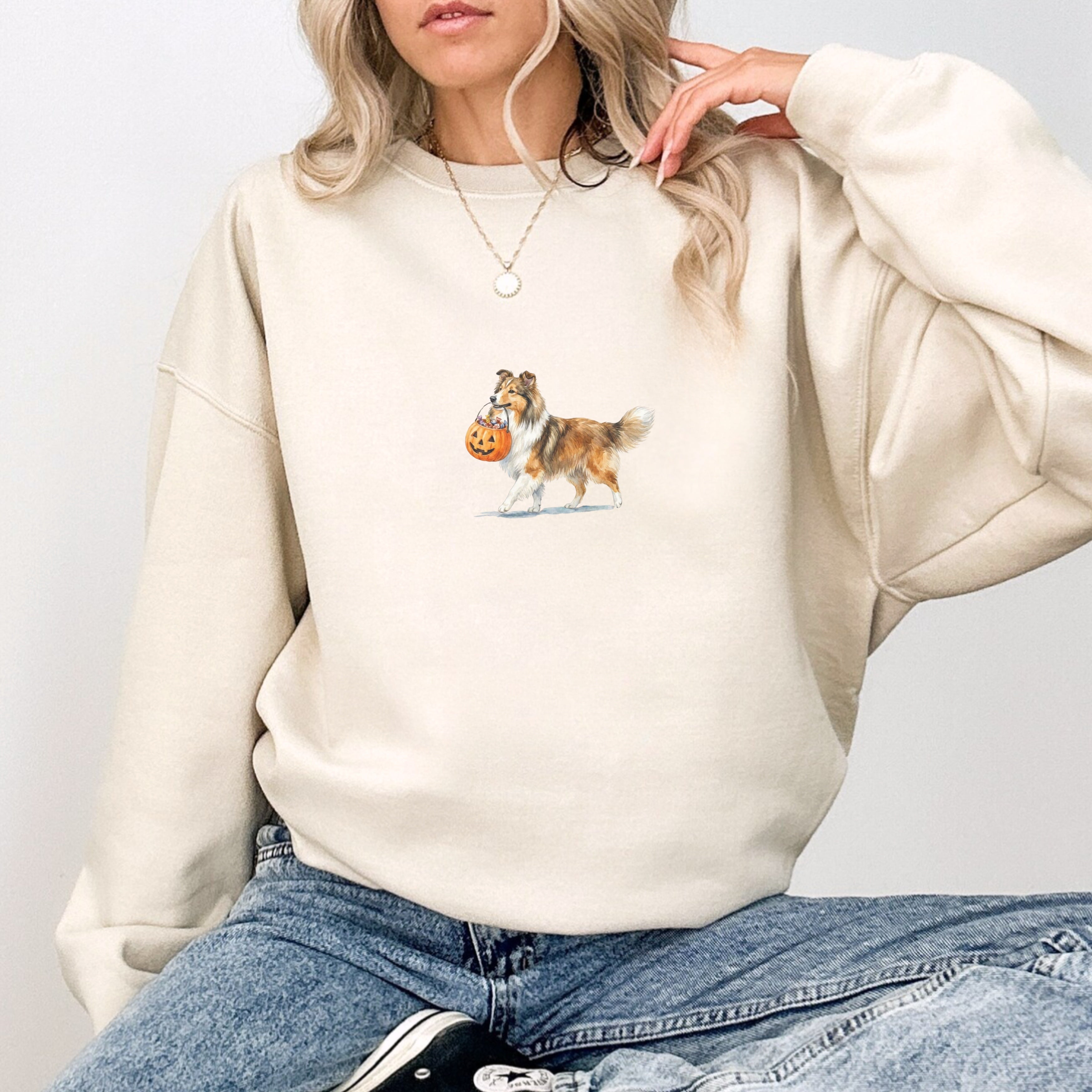 Sheltie Halloween Sweatshirt