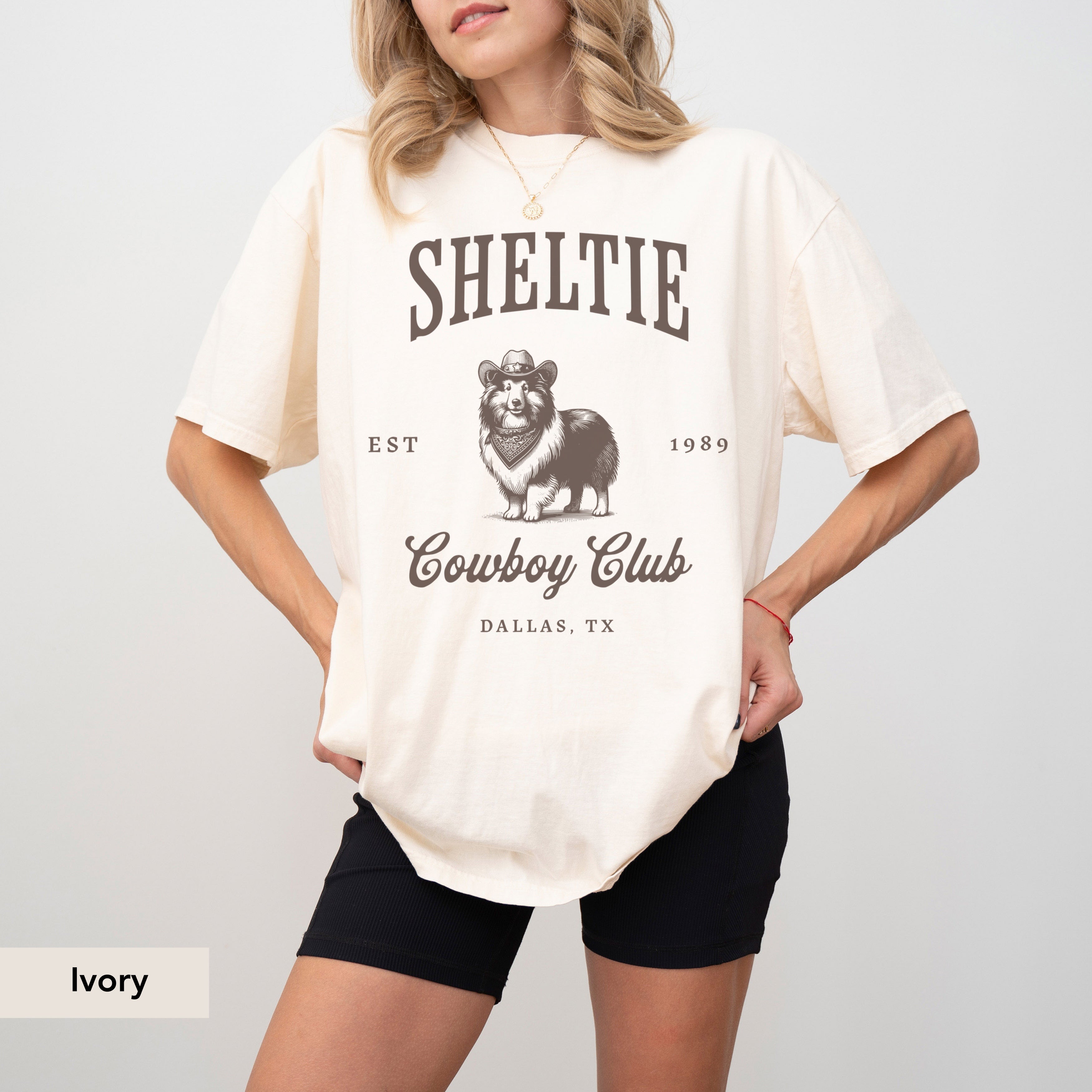 Shetland Sheepdog Cowboy Club Shirt