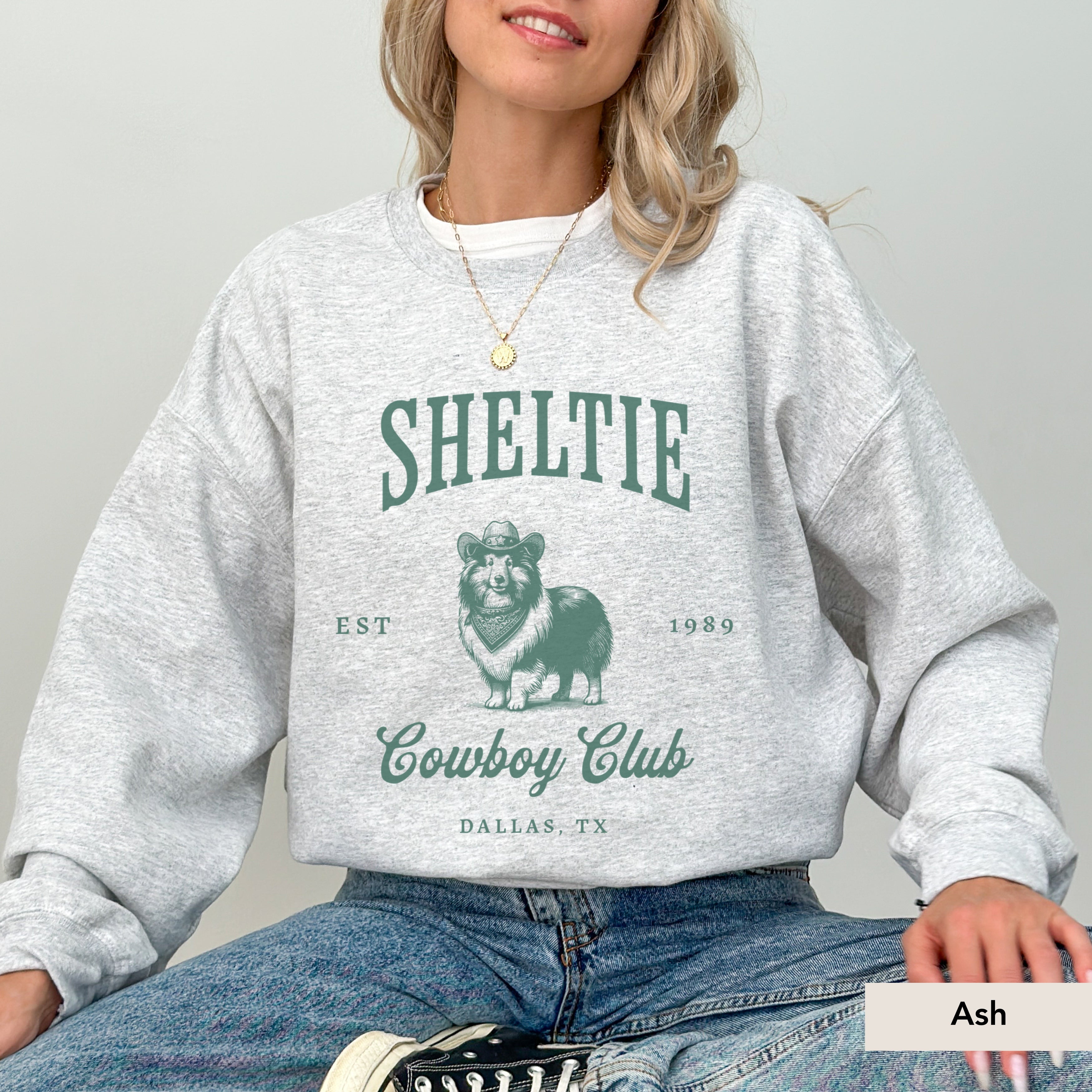Shetland Sheepdog Cowboy Club Sweatshirt