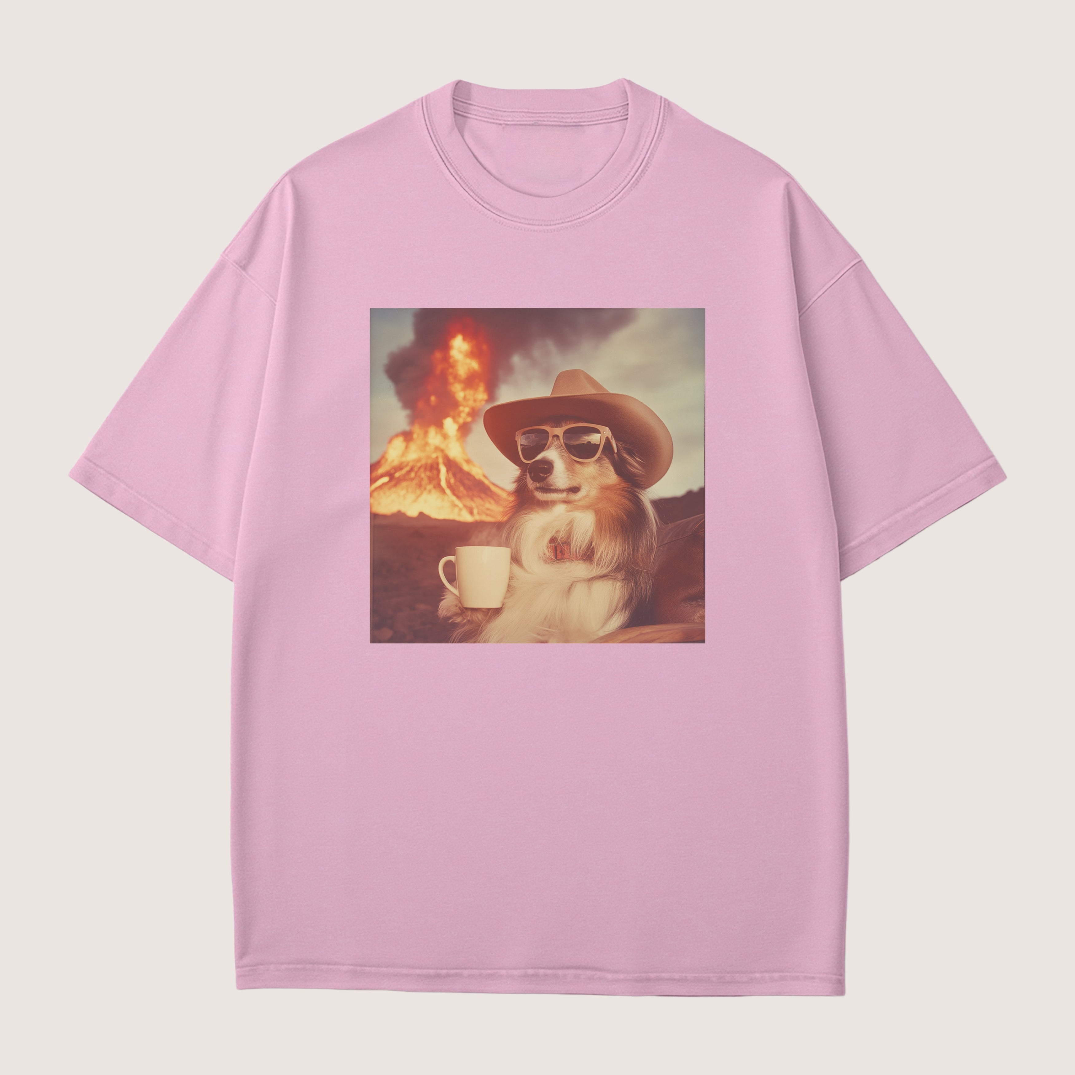 Shetland Sheepdog Dog Volcano Shirt