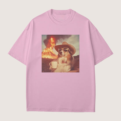 Shetland Sheepdog Dog Volcano Shirt