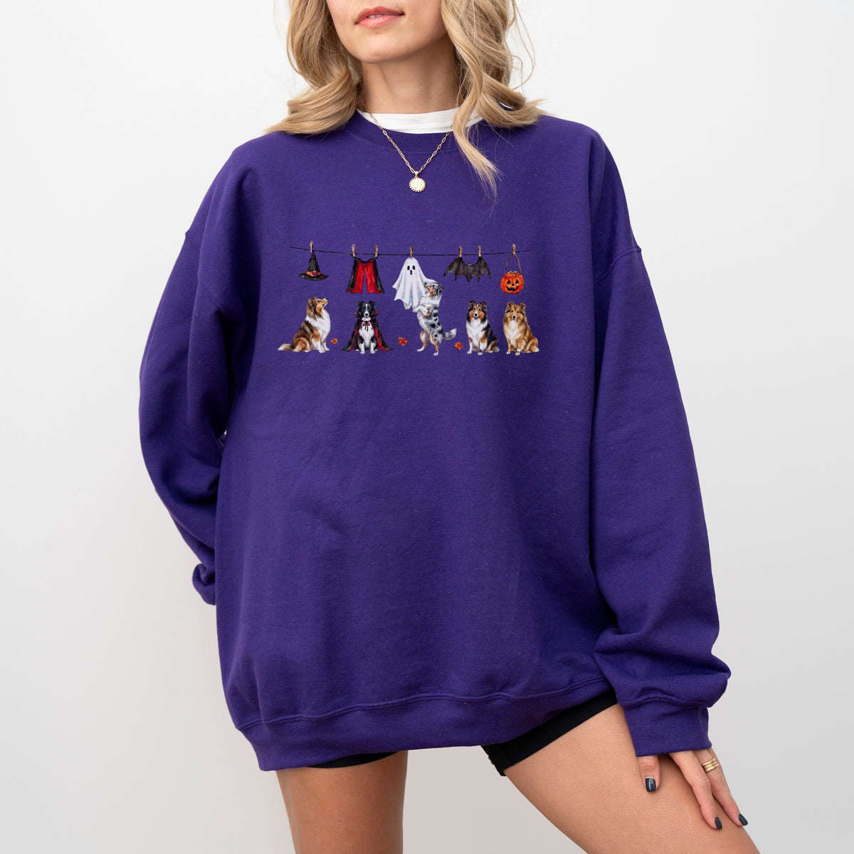 Shetland Sheepdog Halloween Sweatshirt