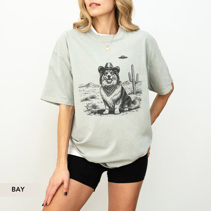 Shetland Sheepdog UFO shirt