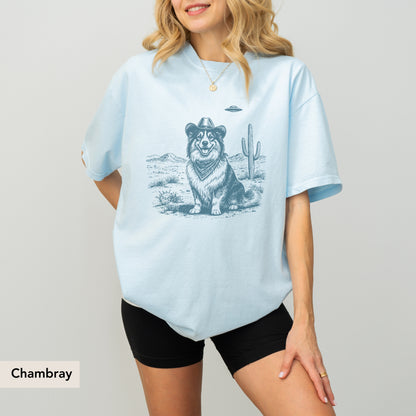Shetland Sheepdog UFO shirt