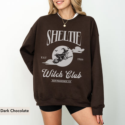 Shetland Sheepdog Witch Club Sweatshirt
