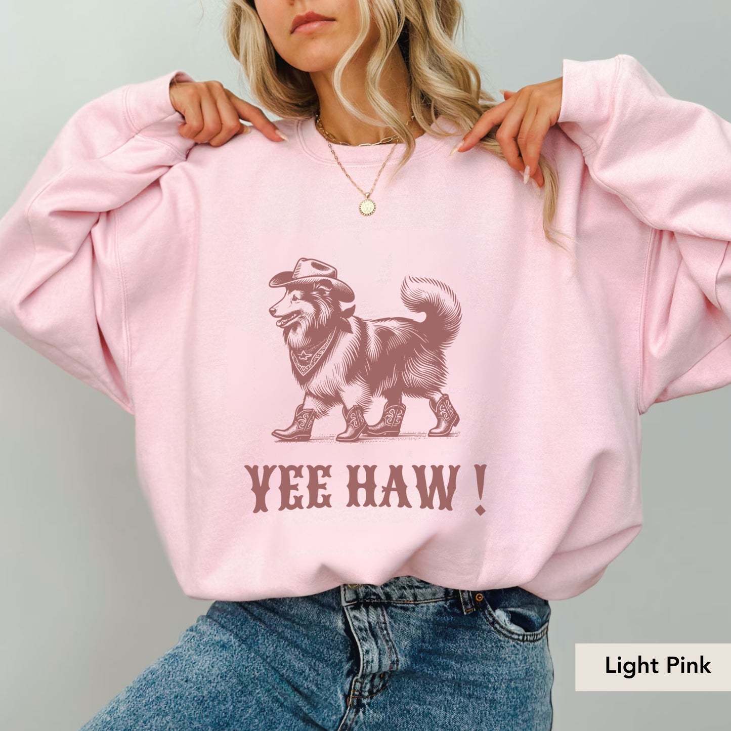 Shetland Sheepdog Yeehaw Sweatshirt
