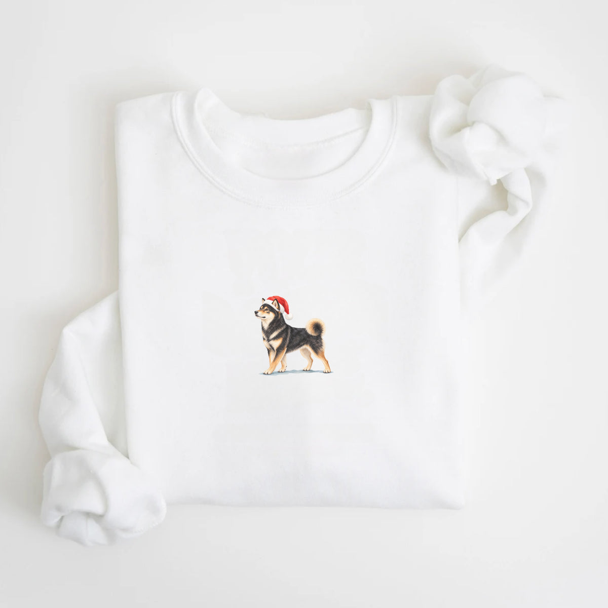 Shiba Inu Black and Tan Christmas Sweatshirt