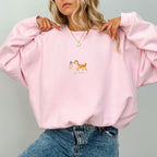 Shiba Inu US Flag Sweatshirt