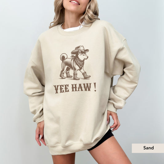 Shiba Inu Yeehaw Sweatshirt