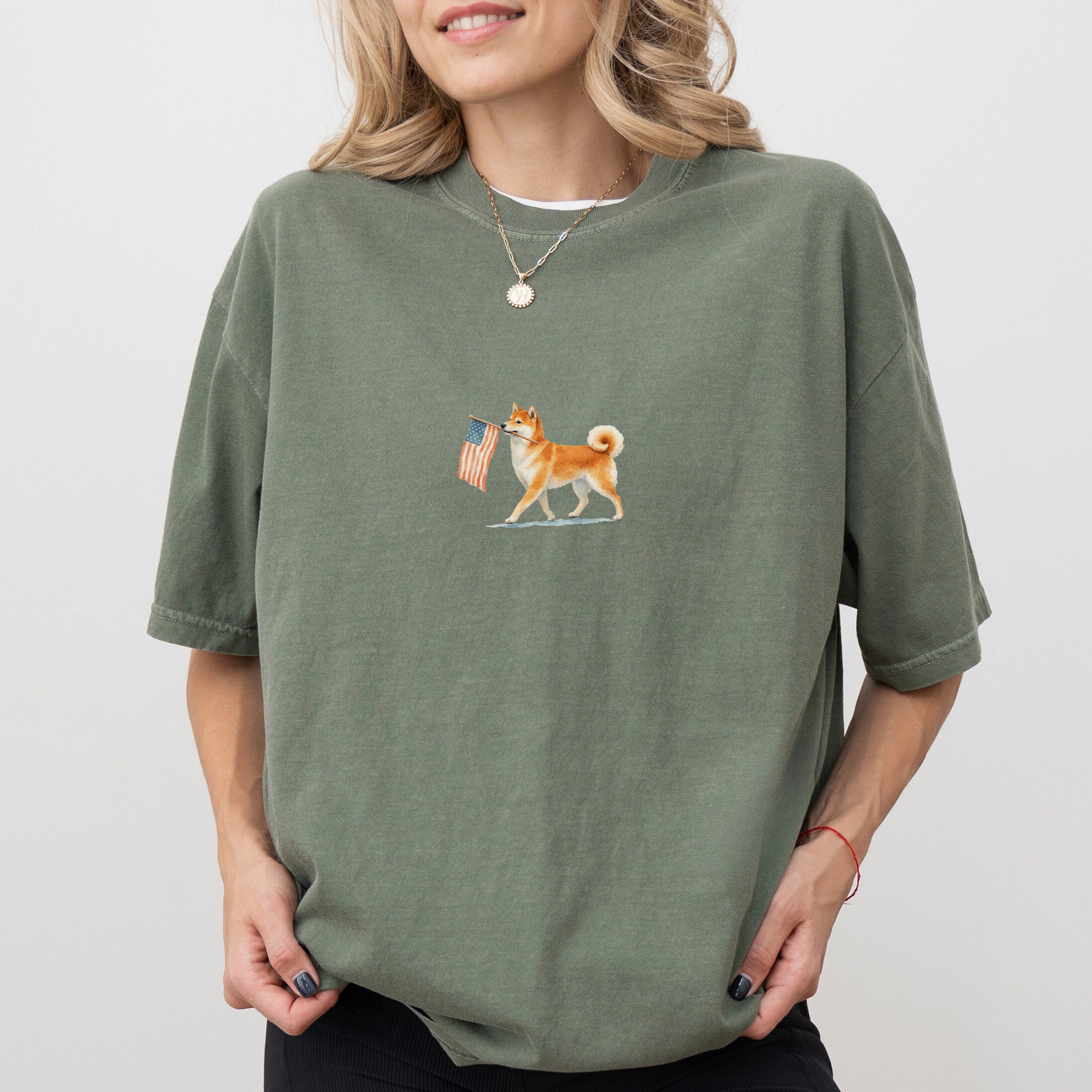Shiba inu USA T-shirt