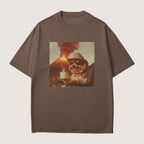 Shih Tzu Dog Volcano Shirt