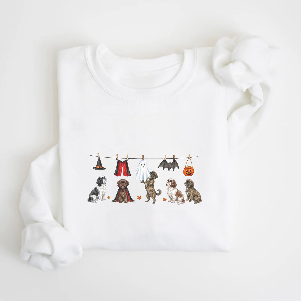 Shih Tzu Halloween Sweatshirt